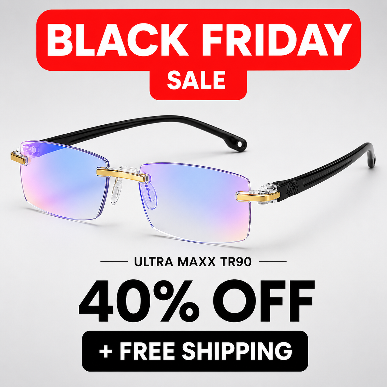 Smart Prescription Glasses - Ultra Maxx TR90 - Buy 1 Get 2